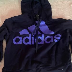 Cropped adidas hoodie